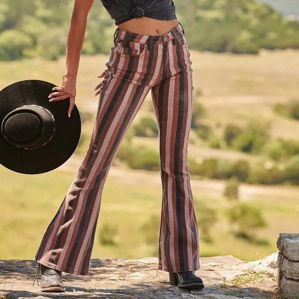 Rock&Roll Cowgirl striped jeans